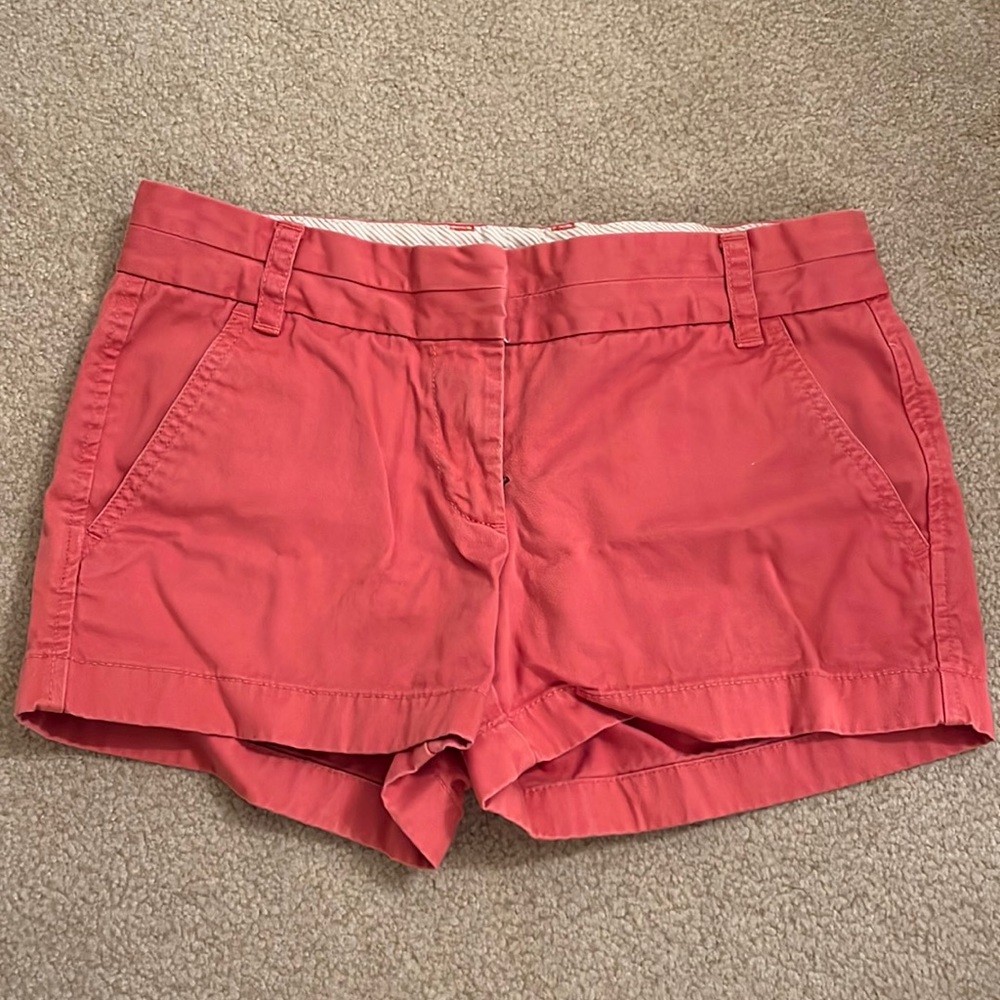 J Crew Nantucket red chino shorts